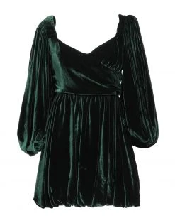 WANDERING Short Dress For Women Dark Green