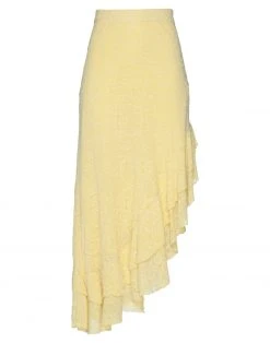BIANCA DI Sales Shop 45 WANDERING Midi Skirt For Women Yellow