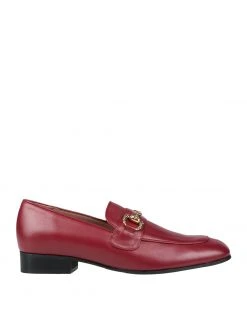 BIANCA DI Loafers For Women Brick Red