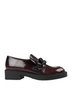 BIANCA DI Loafers For Women Maroon